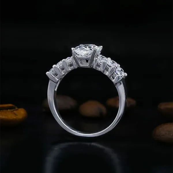 Rings Diamond Source NYC Engagement ring with 295 ct of Total Diamond Weight Eng53500