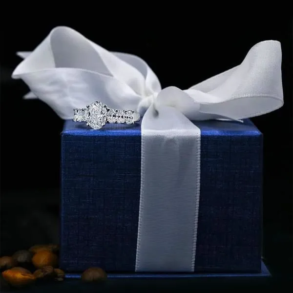 Rings Diamond Source NYC Engagement ring with 295 ct of Total Diamond Weight Eng53500