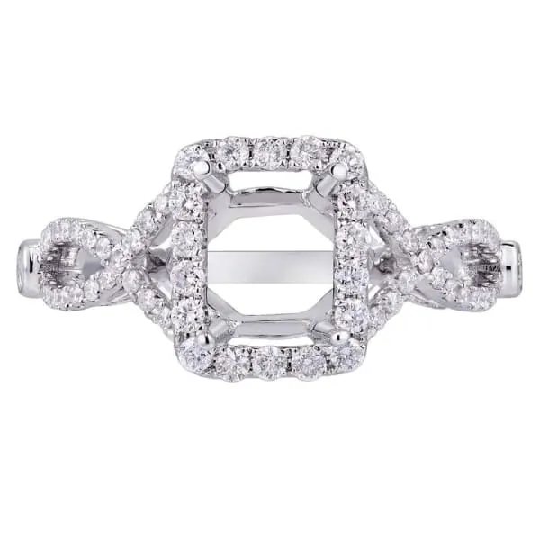 Rings Diamond Source NYC Featuring romantic halo setting 18k white gold ring with 63ct diamonds KR07133XD100 Rings Diamond Source NYC Featuring romantic halo setting 18k white gold ring with 63ct diamonds KR07133XD100