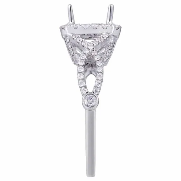 Rings Diamond Source NYC Featuring romantic halo setting 18k white gold ring with 63ct diamonds KR07133XD100 Rings Diamond Source NYC Featuring romantic halo setting 18k white gold ring with 63ct diamonds KR07133XD100