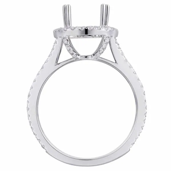 Rings Luxury modern halo setting 18k white gold ring with 60ctw diamonds KR12470XD200 Diamond Source NYC Rings Luxury modern halo setting 18k white gold ring with 60ctw diamonds KR12470XD200 Diamond Source NYC
