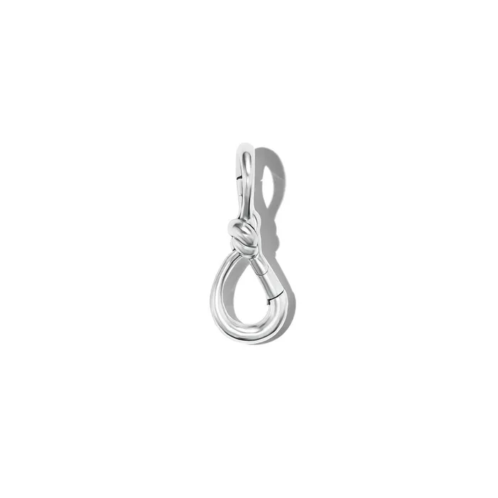 Rings Marla Aaron Marla Aaron Silver True Lovers Knot Lock
