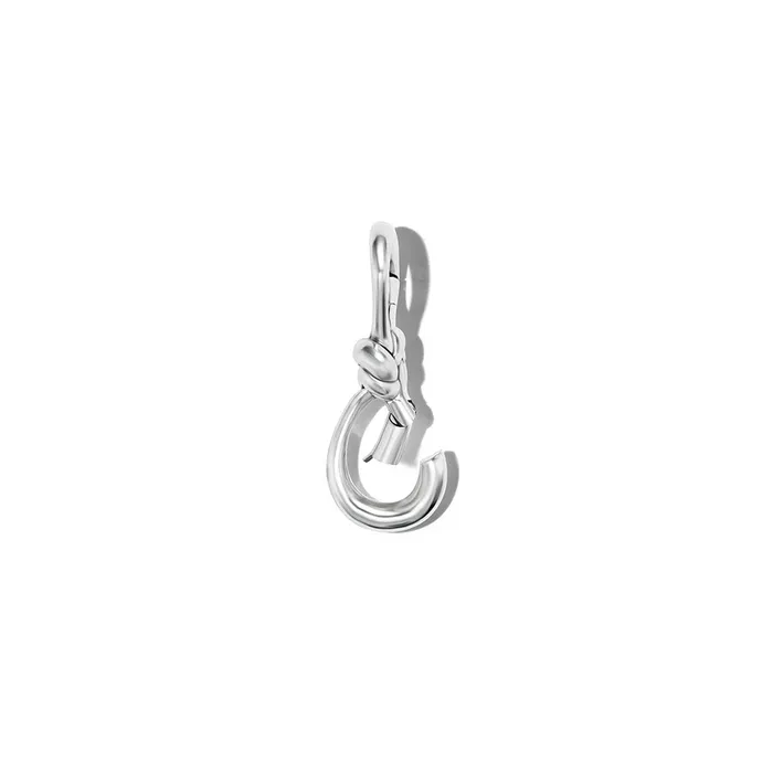 Rings Marla Aaron Marla Aaron Silver True Lovers Knot Lock