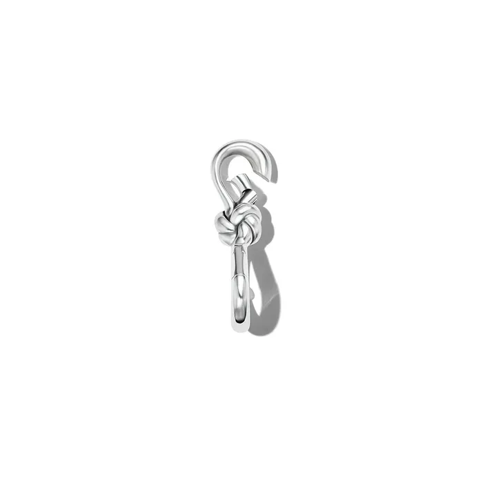 Rings Marla Aaron Marla Aaron Silver True Lovers Knot Lock