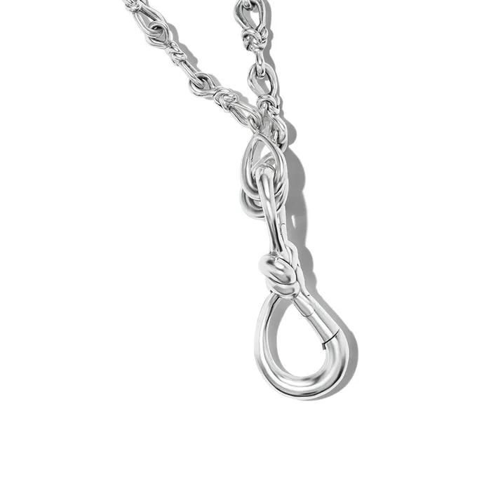 Rings Marla Aaron Marla Aaron Silver True Lovers Knot Lock