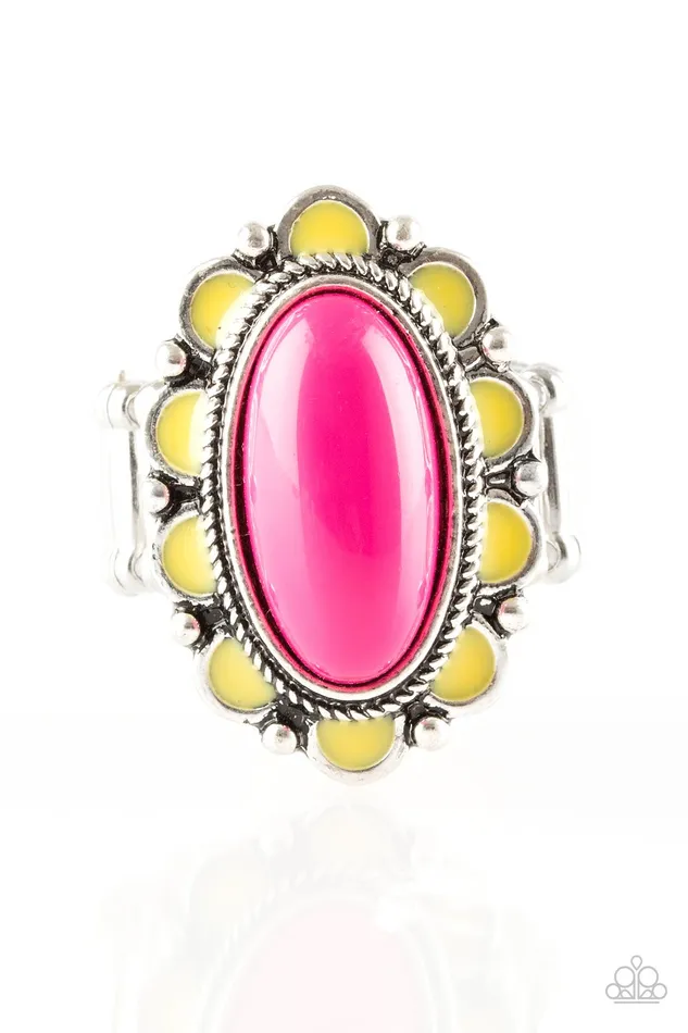 Rings Paparazzi Jewelry Paparazzi Ring Beach Bloom Pink