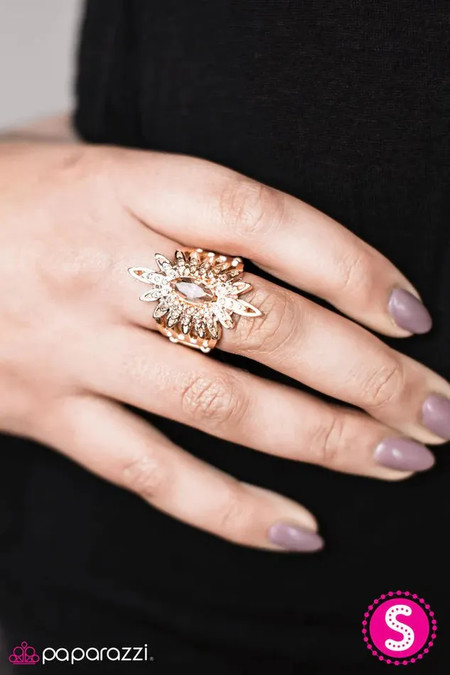 Rings Paparazzi Jewelry Paparazzi Ring Born To Be A Star Gold