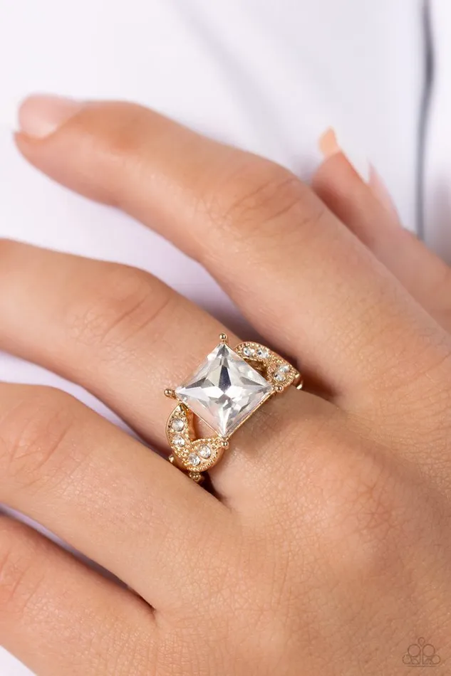 Rings Paparazzi Jewelry Paparazzi Ring Deluxe Drama Gold