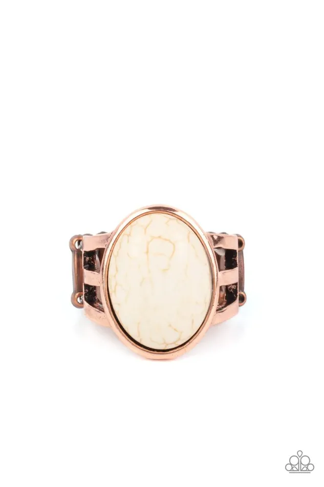 Rings Paparazzi Jewelry Paparazzi Ring Divine Deserts Copper Rings Paparazzi Jewelry Paparazzi Ring Divine Deserts Copper