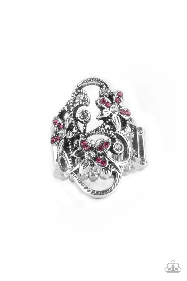 Rings Paparazzi Jewelry Paparazzi Ring Flirtatiously Flowering Pink Rings Paparazzi Jewelry Paparazzi Ring Flirtatiously Flowering Pink