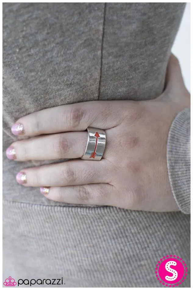 Rings Paparazzi Jewelry Paparazzi Ring Follow Your Arrow Red