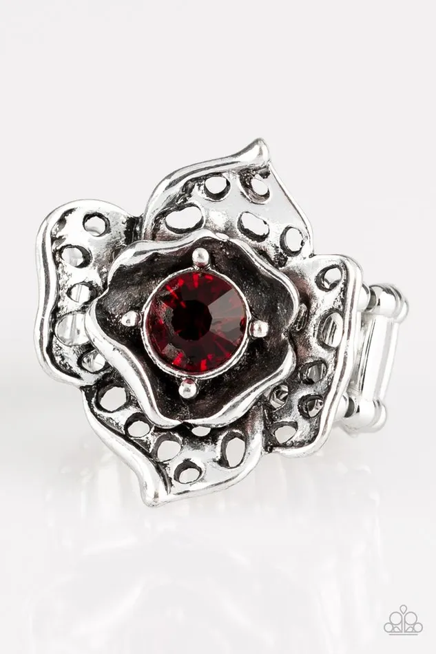Rings Paparazzi Jewelry Paparazzi Ring Glowing Gardens Red Rings Paparazzi Jewelry Paparazzi Ring Glowing Gardens Red