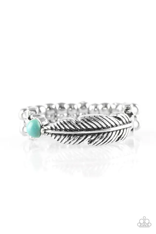 Rings Paparazzi Jewelry Paparazzi Ring Heads or TAILFEATHERS Blue