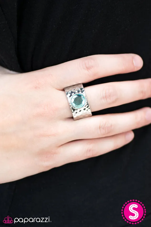 Rings Paparazzi Jewelry Paparazzi Ring Its Not Easy Being A Princess Blue