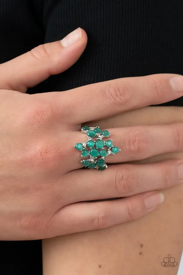 Rings Paparazzi Jewelry Paparazzi Ring Seeing Eye to Cats Eye Green