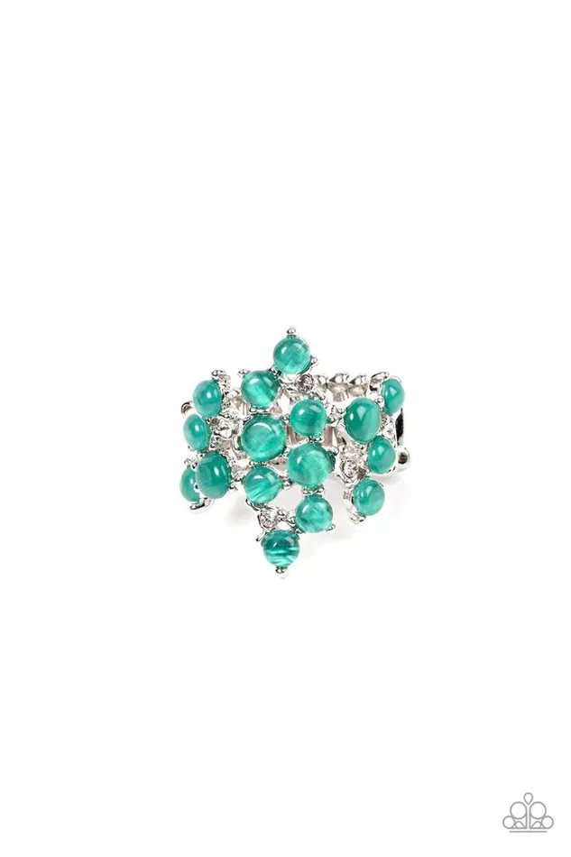 Rings Paparazzi Jewelry Paparazzi Ring Seeing Eye to Cats Eye Green Rings Paparazzi Jewelry Paparazzi Ring Seeing Eye to Cats Eye Green