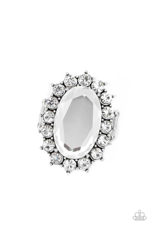 Rings Paparazzi Ring Bling Of All Bling White Paparazzi Jewelry