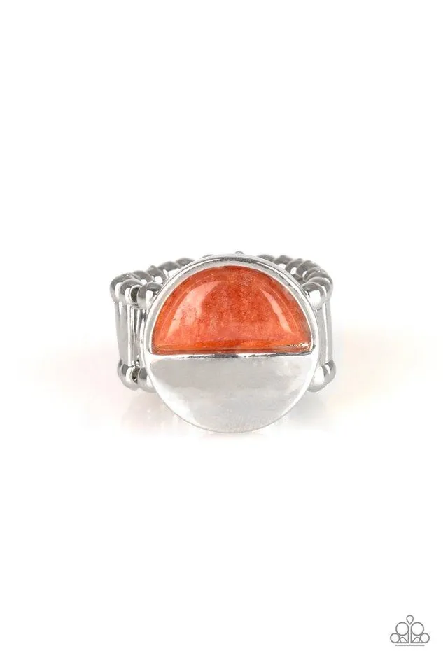 Rings Paparazzi Ring Stone Seeker Orange Paparazzi Jewelry