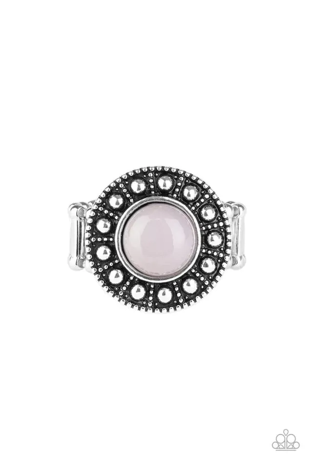Rings Paparazzi Ring Treasure Chest Shimmer Silver Paparazzi Jewelry