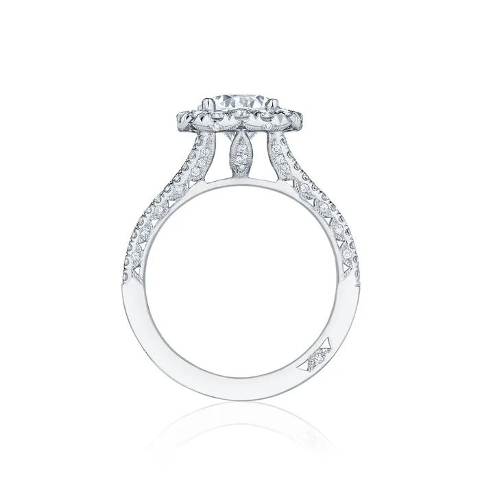 Rings Tacori Tacori Petite Crescent 18K White Gold Diamond Ring
