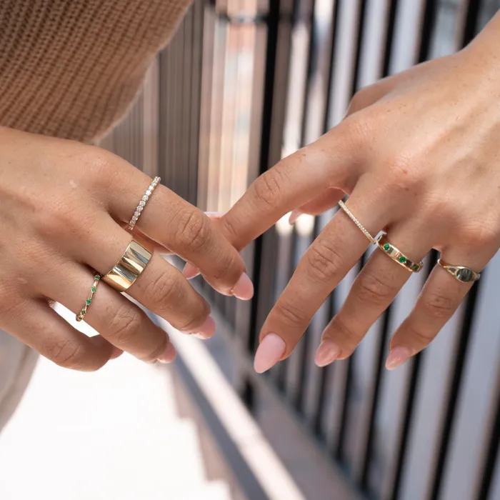 Rings TheRoseGypsy 14k Gold Petite Signet Ring