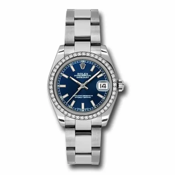 Rolex Bracelets Rolex Datejust 31mm Ref 1783840057 Blue Dial Diamond Bezel Stainless Steel Oyster Bracelet Womens Watch Rolex Bracelets Rolex Datejust 31mm Ref 1783840057 Blue Dial Diamond Bezel Stainless Steel Oyster Bracelet Womens Watch