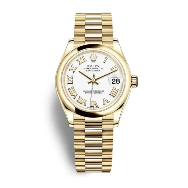 Rolex Bracelets Rolex Datejust 31mm Ref 2782480020 White Dial 18K Yellow Gold President Bracelet Womens Watch Rolex Bracelets Rolex Datejust 31mm Ref 2782480020 White Dial 18K Yellow Gold President Bracelet Womens Watch
