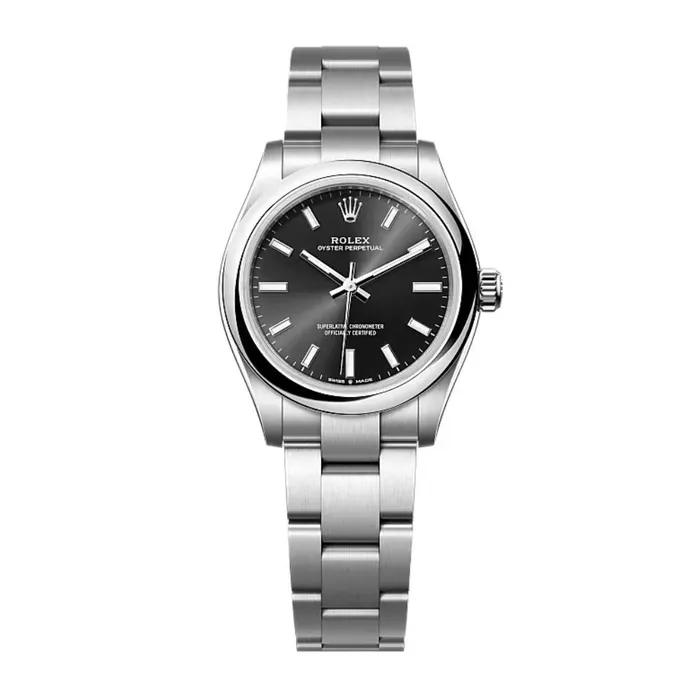 Rolex Bracelets Rolex Oyster Perpetual 31mm Ref 2772000002 Black Stick Dial Stainless Steel Oyster Bracelet Watch Rolex Bracelets Rolex Oyster Perpetual 31mm Ref 2772000002 Black Stick Dial Stainless Steel Oyster Bracelet Watch