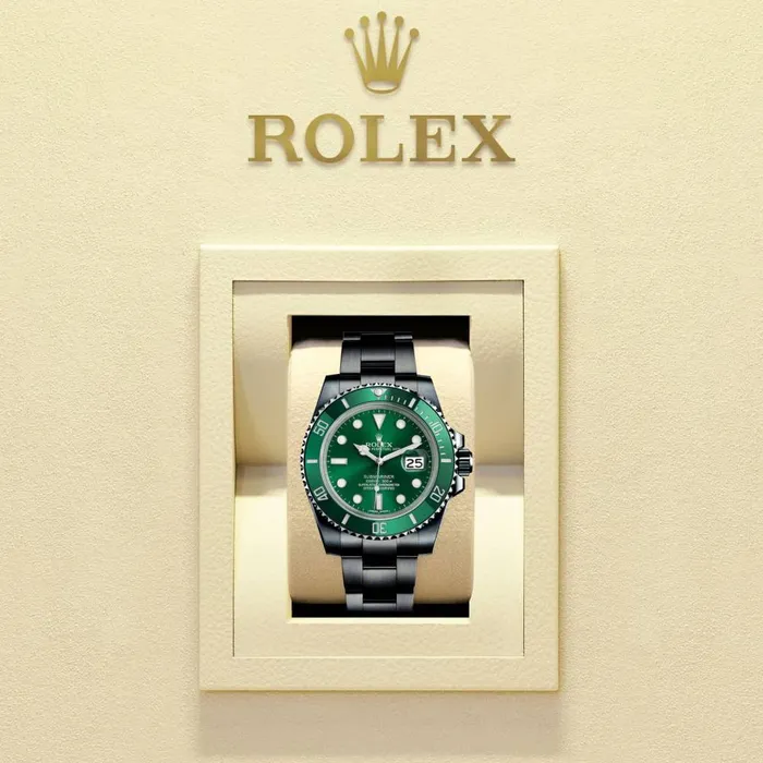 Rolex Bracelets Rolex Submariner Date 40mm Ref 116610lv0002 PVD Green Dial Black PVD Stainless Steel Oyster Bracelet Watch
