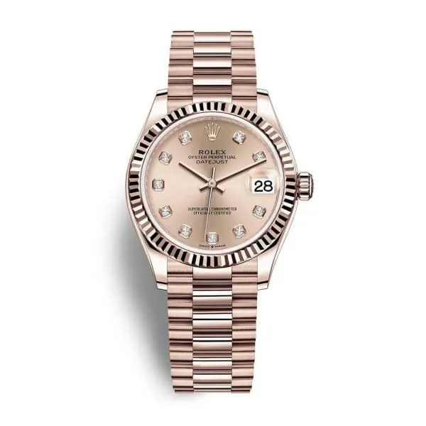 Rolex Datejust 31mm Ref 2782750031 Rose Dial 18K Rose Gold President Bracelet Womens Watch Rolex Bracelets Rolex Datejust 31mm Ref 2782750031 Rose Dial 18K Rose Gold President Bracelet Womens Watch Rolex Bracelets