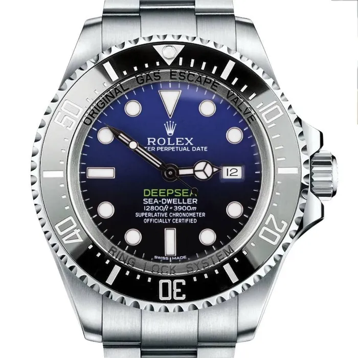 Rolex Deepsea Sea Dweller 44mm Ref 116660dbl Blue Dial Stainless Steel Oyster Bracelet Watch Rolex Bracelets