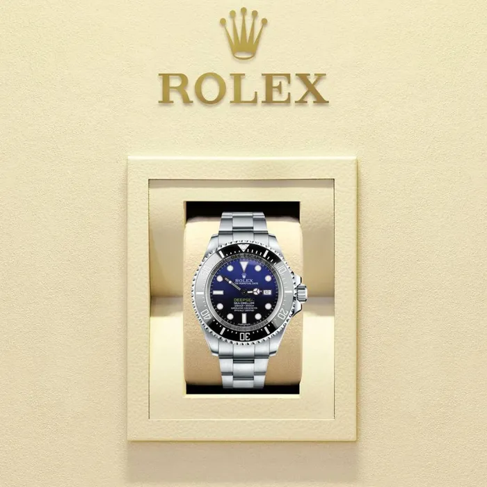 Rolex Deepsea Sea Dweller 44mm Ref 116660dbl Blue Dial Stainless Steel Oyster Bracelet Watch Rolex Bracelets