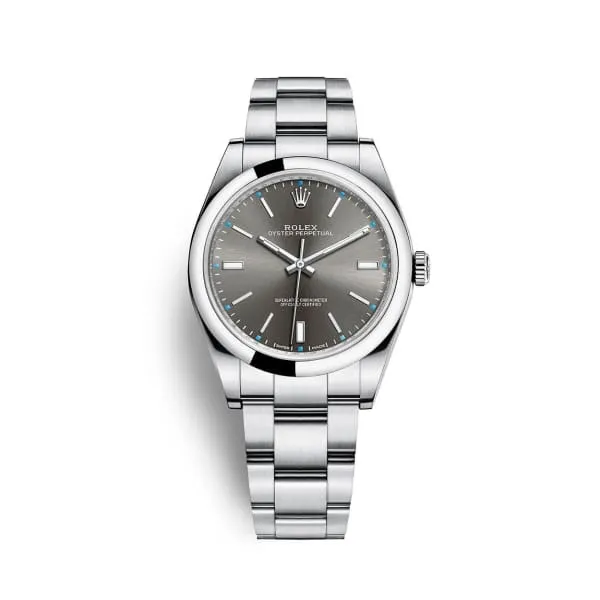 Rolex Oyster Perpetual 39mm Ref 1143000001 Dark Rhodium Stick Dial Stainless Steel Oyster Bracelet Watch Rolex Bracelets Rolex Oyster Perpetual 39mm Ref 1143000001 Dark Rhodium Stick Dial Stainless Steel Oyster Bracelet Watch Rolex Bracelets