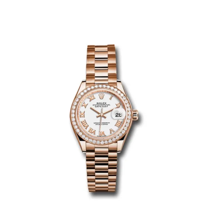 Rolex Rolex Lady Datejust 28mm Ref 279135rbr wrp White Dial 18K Rose Gold Oyster Bracelet Womens Watch Bracelets Rolex Rolex Lady Datejust 28mm Ref 279135rbr wrp White Dial 18K Rose Gold Oyster Bracelet Womens Watch Bracelets