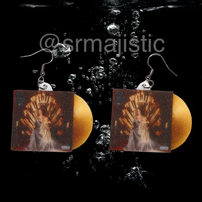 Sam Makes Things Earrings Halsey If I Cant Have Love I Want Power Vinyl Album Handmade Earrings Sam Makes Things Earrings Halsey If I Cant Have Love I Want Power Vinyl Album Handmade Earrings