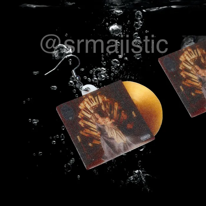 Sam Makes Things Earrings Halsey If I Cant Have Love I Want Power Vinyl Album Handmade Earrings