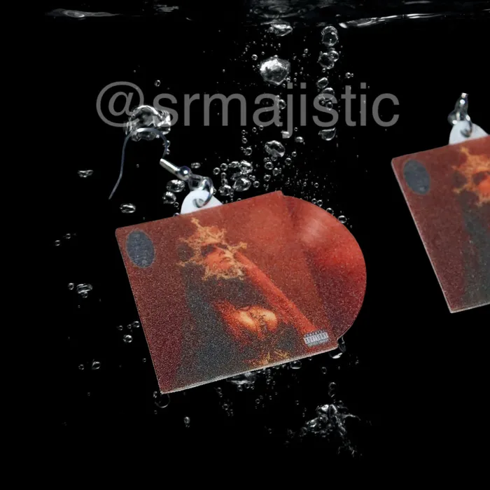 Sam Makes Things Earrings Halsey If I Cant Have Love I Want Power Vinyl Album Handmade Earrings