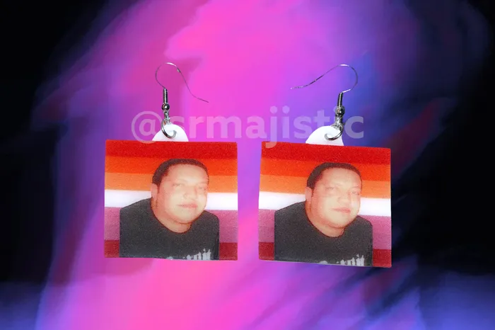 Sam Makes Things Earrings Sal Vulcano Says Gay Rights Pride Flag Handmade Earrings Sam Makes Things Earrings Sal Vulcano Says Gay Rights Pride Flag Handmade Earrings