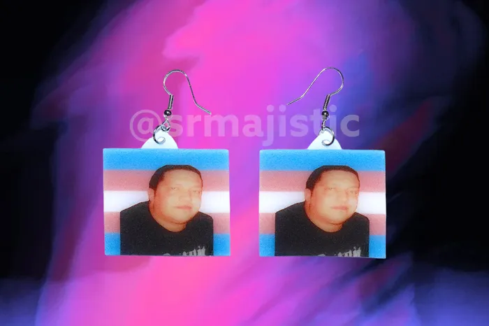 Sam Makes Things Earrings Sal Vulcano Says Gay Rights Pride Flag Handmade Earrings