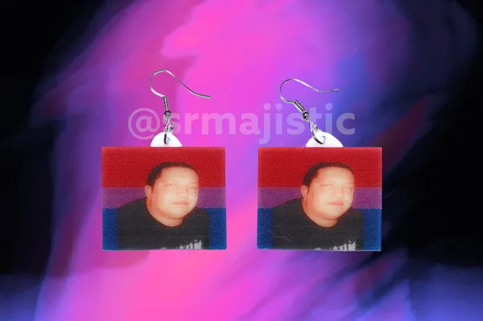 Sam Makes Things Earrings Sal Vulcano Says Gay Rights Pride Flag Handmade Earrings