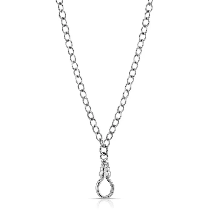 Single Stone Necklaces Single Stone Platinum Evren Chain Necklace