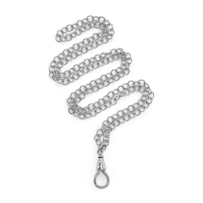 Single Stone Necklaces Single Stone Platinum Evren Chain Necklace
