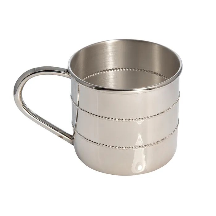 Sterling Silver Beaded Baby Cup Croghans Rings