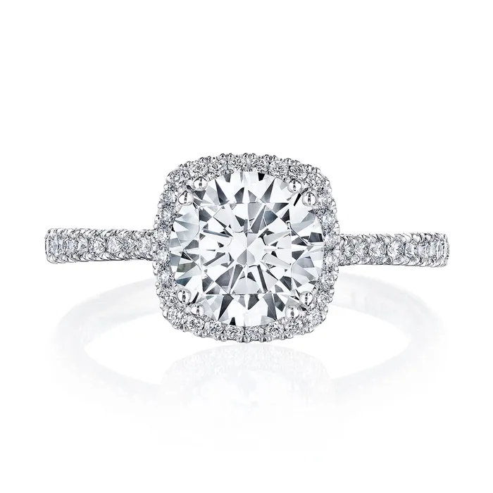 Tacori 18K White Gold Semi Mount Ring Tacori Rings