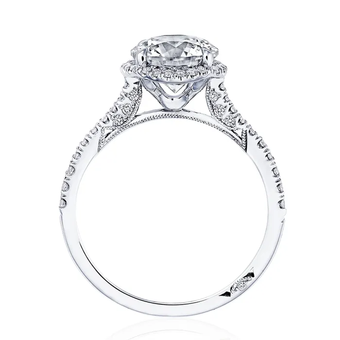 Tacori 18K White Gold Semi Mount Ring Tacori Rings