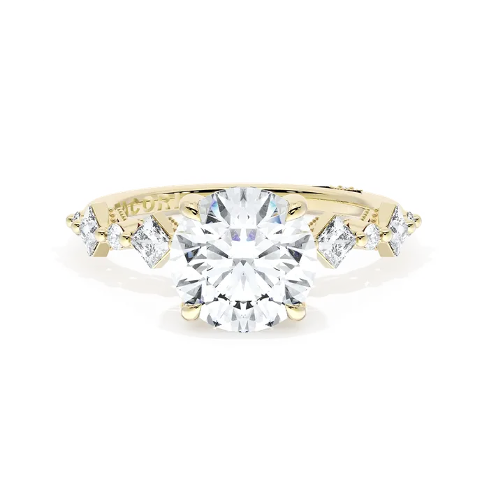 Tacori Rings Tacori 18K Yellow Gold Diamond Ring with Hidden Diamond Halo Tacori Rings Tacori 18K Yellow Gold Diamond Ring with Hidden Diamond Halo