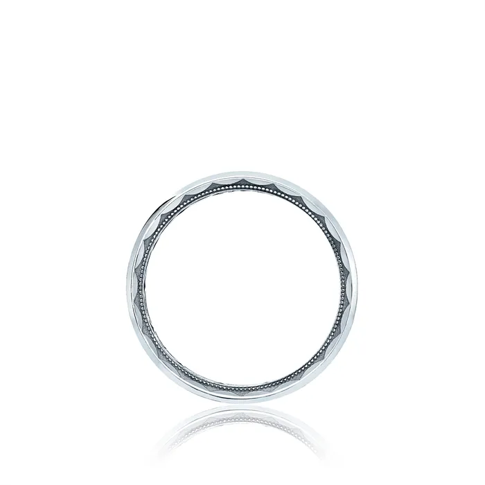 Tacori Rings Tacori Sculpted Crescent 18K White Gold Beveled Edge Brushed Mens Wedding Band 5mm Tacori Rings Tacori Sculpted Crescent 18K White Gold Beveled Edge Brushed Mens Wedding Band 5mm