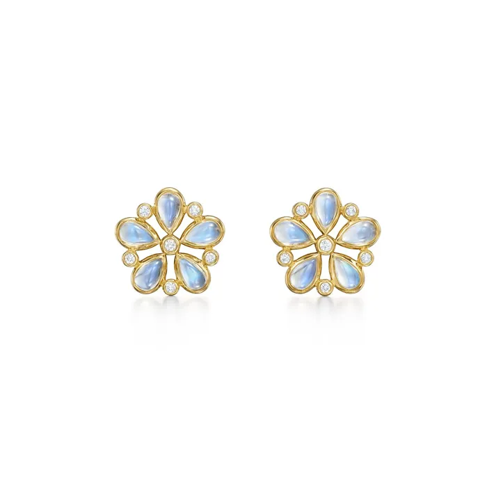 Temple St Clair Temple St Clair Luna Flower Post Earrings Earrings