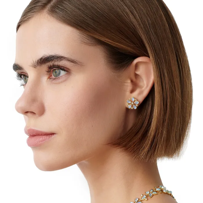 Temple St Clair Temple St Clair Luna Flower Post Earrings Earrings