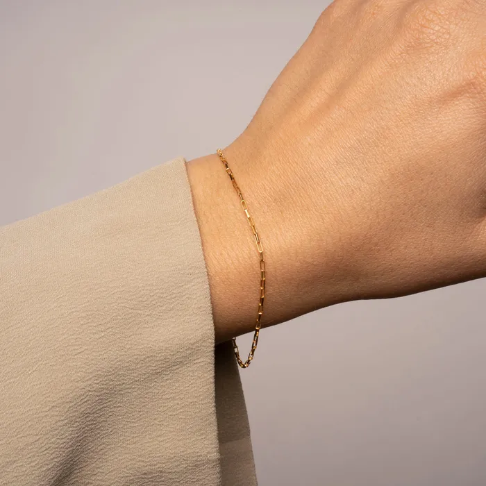 TheRoseGypsy Bracelets Gold Filled Thin Box Bracelet